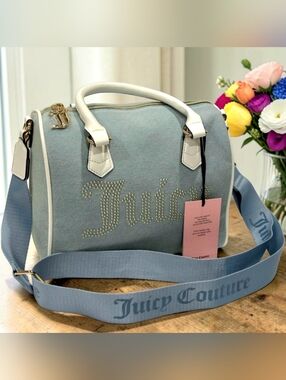 Juicy Couture Denim Obsession Satchel Shoulder Bag NWT